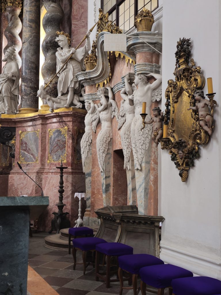 In der Klosterkirche von Neuzelle in Brandenburg